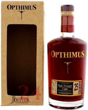 Ром Оптимус Молт Виски Финиш 25 лет, 0,7л, 43% Rum Opthimus Malt Whisky Finish 25 y.o. 70cl Доминикана