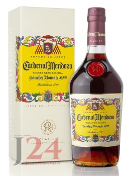 Бренди де Херес Кардинал Мендоза Гран Ресерва 0,7 л Brandy Cardenal Mendoza Gran Reserva 
