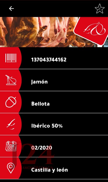 Хамон де Бейота, 50-75% иберико, ≈ 8,5 кг, 48+, Делагон Гран Ресерва Гихуэло Д.О. Guijuelo D.O.