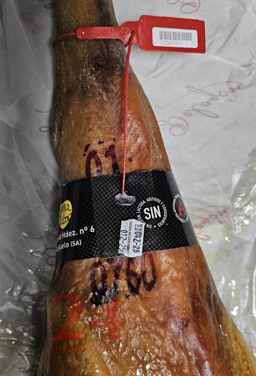 Хамон де Бейота, 50-75% иберико, ≈ 8,5 кг, 48+, Делагон Гран Ресерва Гихуэло Д.О. Guijuelo D.O.