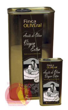 Оливковое масло, Финка Оливерал. Экстра Вирхен 5 л. Aceite Virgen Extra Finca Oliveral 
ноты свежескошенной травы, листа томата, свежей древесины
Сорт: арбекина, пикуаль, кукийо
Кислотность: ≤ 0,2
Урожай: последний
Объем: 5 л