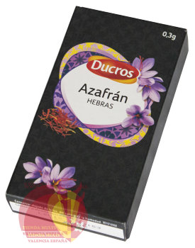 Шафран, рыльца. Дукрос. 0,3 гр  100% Аюрведа Azafran Ducros Шафран лечит:
очищает кровь
улучшает мозговую деятельность
излечение неврозов
снимает боль
улучшает пищеварение
омоложение всего организма