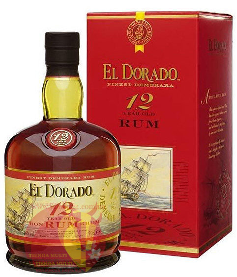 Ром Эль Дорадо 12 лет, 0,7л. 40% Гайана