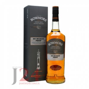 Виски Боумор 100 Дигрис Пруф 1л, 57.1%, Bowmore 100 Degrees Proof, 57.1% 1L, Шотландия