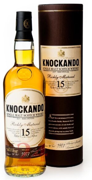  Виски Нокэндо 15 лет, 0,7мл, 43% Whisky Knockando 15 y.o. Шотландия