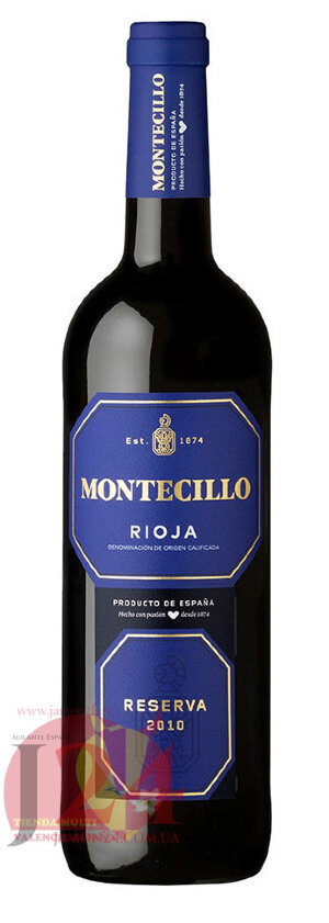 Вино Монтесильо Ресерва 2011, 0,75 л, 13.5%, Rioja  D.O. Ca. Montecillo Reserva