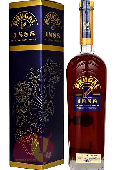 Ром Бругаль Гран Ресерва  0,7л, 38% Rum Brugal 1888 70cl Доминикана