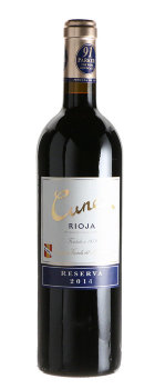 Вино красное Кюне Ресерва 2014, Риоха Д.О.Ка Cune Reserva Rioja D.O.Ca D.O.Ca Rioja, Сорт винограда: Темпранильо (85%), Гарнача Тинта,  Мазуэла,  Грасиано