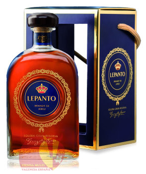 Бренди де Херес Лепанто Солера Гран Ресерва 0,7 л Brandy Lepanto Solera Gran Reserva 