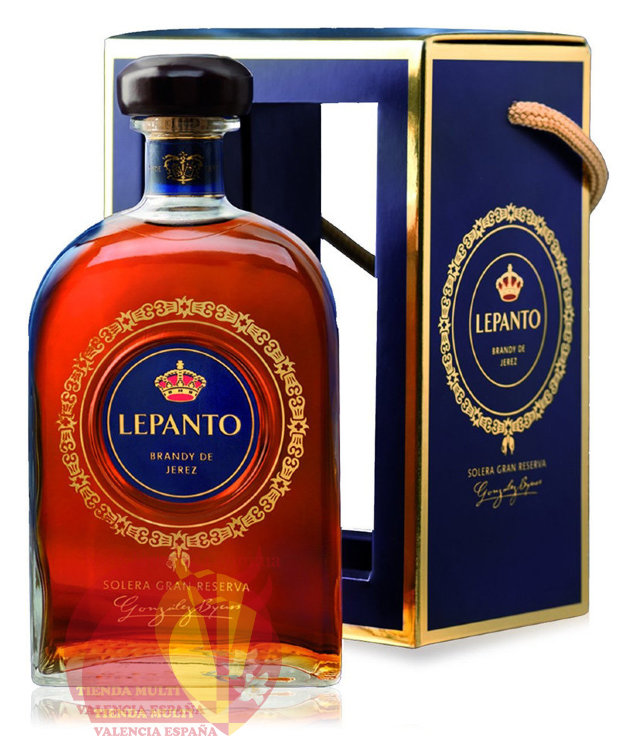 Бренди де Херес Лепанто Солера Гран Ресерва 0,7 л Brandy Lepanto Solera Gran Reserva