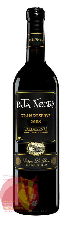 Вино Пата Негра 2013, 0,75 л, 13%, Valdepeñas  D.O. Pata Negra Gran Reserva