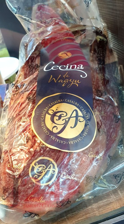 Сесіна 100% Вагю, в'ялена яловичина глибоке очищення, Касальба 3 кг, Cecina de Wagyu