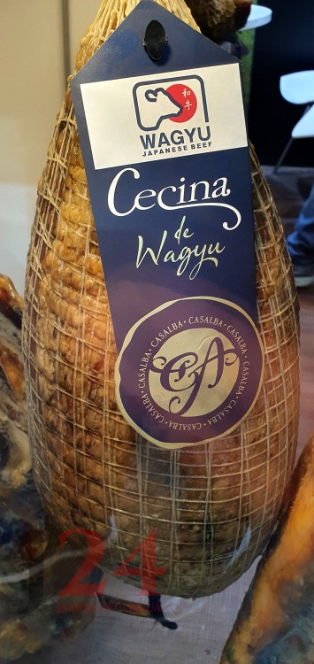 Сесіна 100% Вагю, в'ялена яловичина глибоке очищення, Касальба 3 кг, Cecina de Wagyu