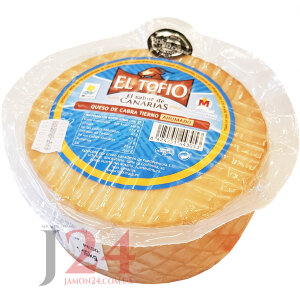 Сыр козий копченый, 19,5€/кг.  Эль Тофио 1.2 кг aprox. Канары.