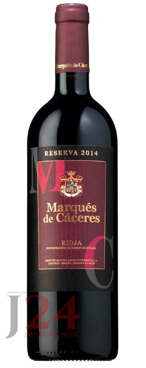 Вино красное Маркес де Касерес Ресерва 2014, Риоха Д.О.Ка Marques de Caceres Reserva Rioja D.O.Ca