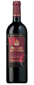 Вино красное Маркес де Касерес Ресерва 2017, Риоха Д.О.Ка Marques de Caceres Reserva Rioja D.O.Ca D.O.Ca Rioja, Сорт винограда: Гарнача Тинта, Грасиано, Темпранильо