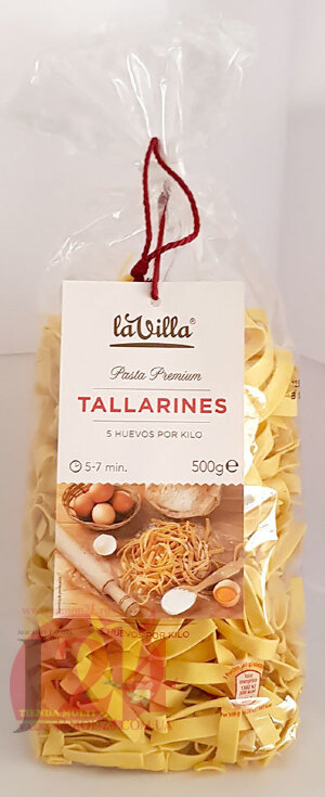 Паста лапша яичная, премиум Tallarines 500 гр LaVilla оригинал