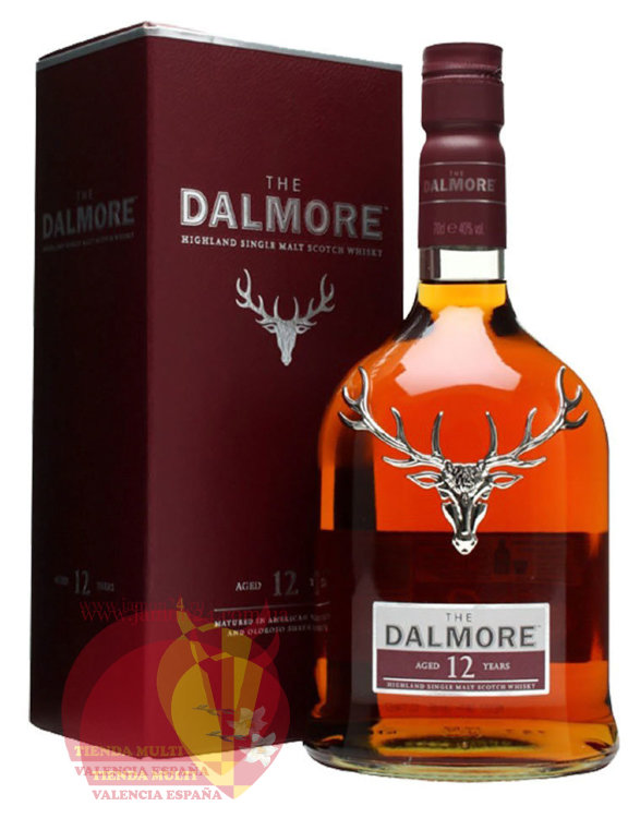 Виски Далмор 12 лет, 0,7 л. 40% Whiskу Dalmore 12 Years old