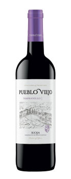 Вино красное Пуэбло Вьехо Косэча 2018, Риоха Д.О.Ка Pueblo Viejo Rioja D.O.Ca D.O.Ca Rioja, Сорт винограда: Темпранильо