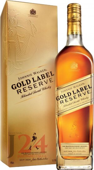  Виски Голд Лейбл Резерв Джонни Уолкер 18 лет, 1л, 40% Whisky Gold Reserve, Johnnie Walker 18 y.o. Шотландия