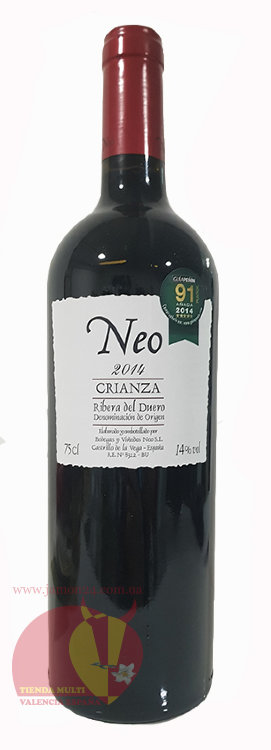 Вино красное Бодегас Нео Крианса 2014, Рибера дель Дуэро Д.О. Bodegas Neo Crianza D.O. Ribera del Duero