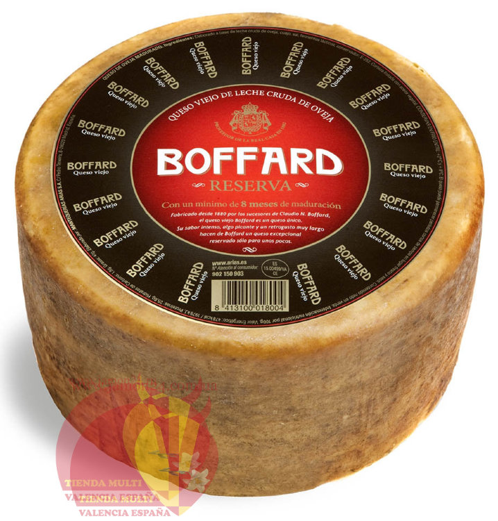 Сыр 19.47 €/кг,  из овечьего молока, выдержанный,  Боффард Ресерва 3кг