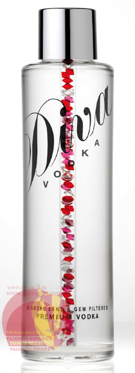 Водка Дива Сваровски 0,7 л Vodka Diva Swarovski
