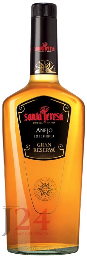 Ром Санта Тереза Аньехо Гран Ресерва 0,7л, 40% Rum Santa Teresa Anejo Gran Reserva 70cl Венесуэла