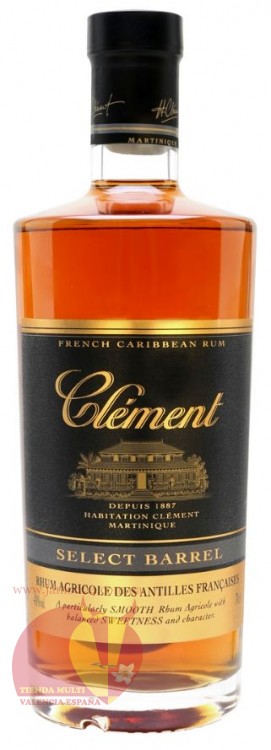 Ром Клемент Селект Баррель 0,7л, 40% Rum Clement Select Barrel 70cl Мартиника