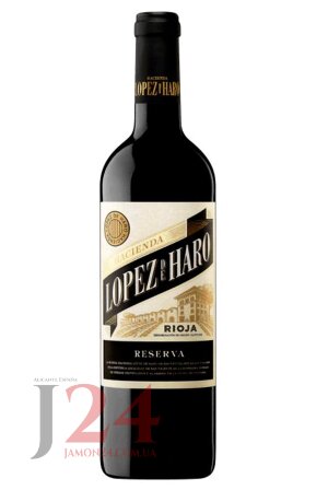 Вино красное Асьенда Лопес де Аро Ресерва 2014, Риоха Д.О.Ка Hacienda Lopez de Haro Reserva 2014 Rioja D.O.Ca