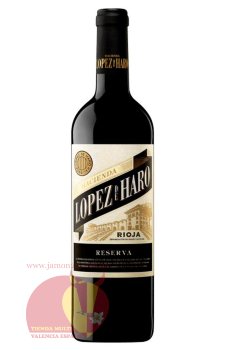 Вино красное Асьенда Лопес де Аро Ресерва 2014, Риоха Д.О.Ка Hacienda Lopez de Haro Reserva 2014 Rioja D.O.Ca D.O.Ca Rioja, Сорт винограда: Темпранильо, Грасиано