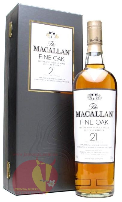  Виски Макаллан Файн Оак 21 год, 0,7л, 40% Whisky Macallan Fine Oak 21 y.o. 70 cl Шотландия