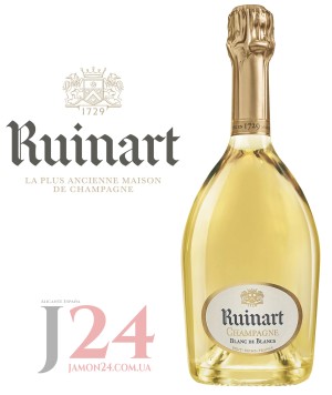 Шампанское Рюинар Блан де Блан брют, 0,75 л  WA92/100 Ruinart Blanc de Blancs