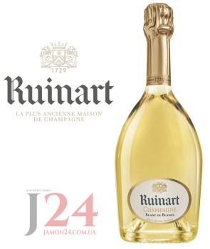 Шампанское Рюинар Блан де Блан брют, 0,75 л  WA92/100 Ruinart Blanc de Blancs 