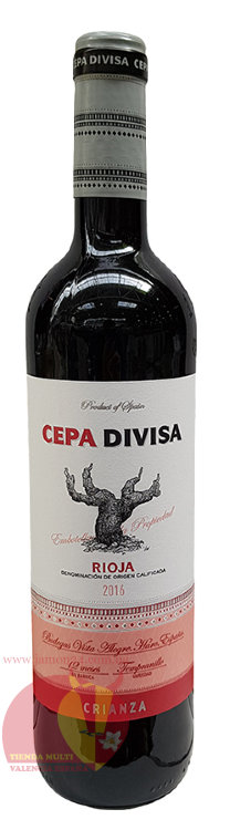 Вино красное Сепа Дивиса Крианса 2016, Риоха Д.О.Ка Cepa Divisa Crianza Rioja D.O.Ca