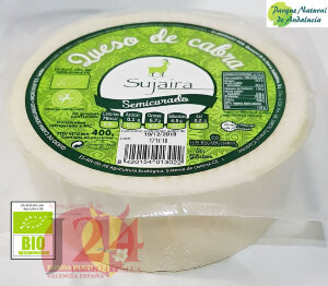 Сыр козий Сухайра БИО, 400 гр, мини, полувыдержаный