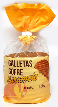 Вафли голландские с карамелью 400 гр Turrón Duro Calidad Suprema