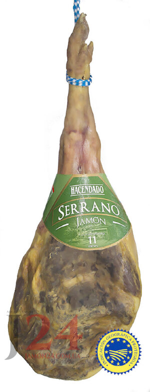 Хамон Серрано Бодэга Асендадо 11+ мес, 6,5 - 7 кг aprox. 