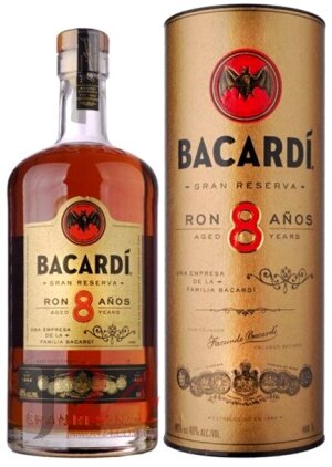 Ром Бакарди 8 лет 0,7л, 40% Rum Bacardi 8 y.o. 70cl Пуэрто-Рико
