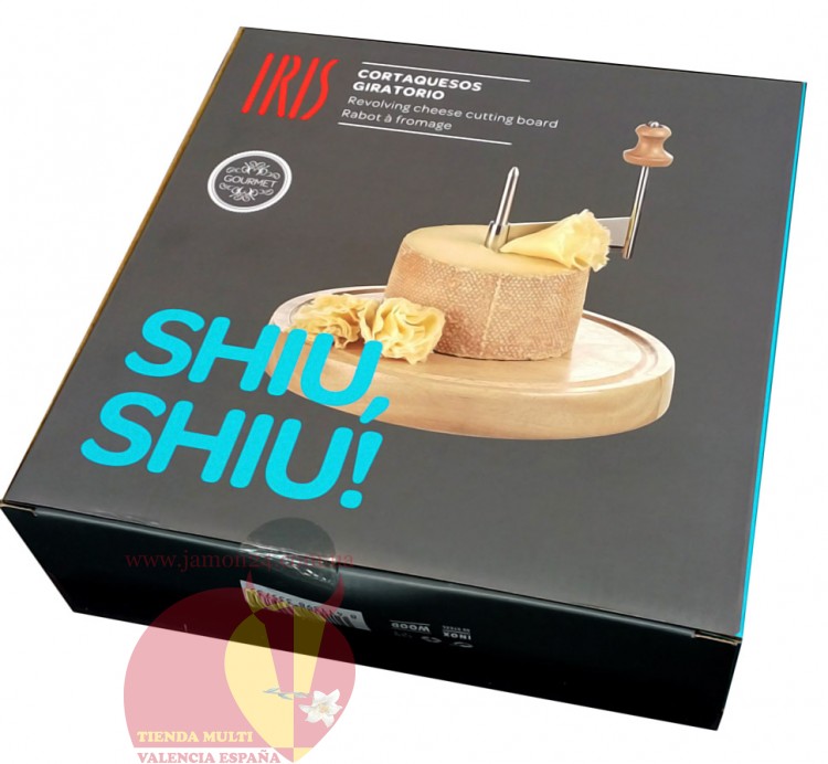 Нож-доска жироль для нарезки сыра Тет де Муан, Голова монаха Tête de Moine