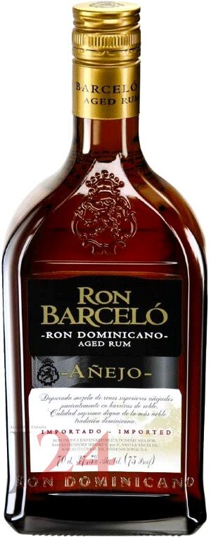 Ром Барсело Аньехо 1л, 37,5% Rum Barcelo Anejo 1L Доминикана