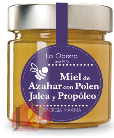 Мёд апельсиновый 300 г. с пыльцой, маточным молочком и прополисом Максимальная Энергия 1