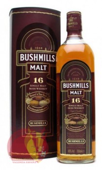 Виски Бушмилс Молт 16 лет, 0,7 л. 40% Whiskу Bushmills Malt 16 Years old 95/100 WE