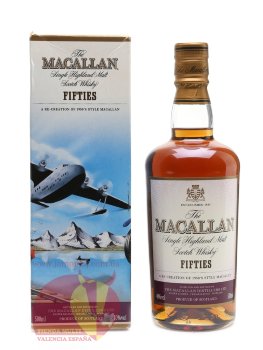  Виски Макаллан Фифти Тревел Сириес 0,5л, 40% Whisky Macallan Fifties Travel Series 50 cl Шотландия 