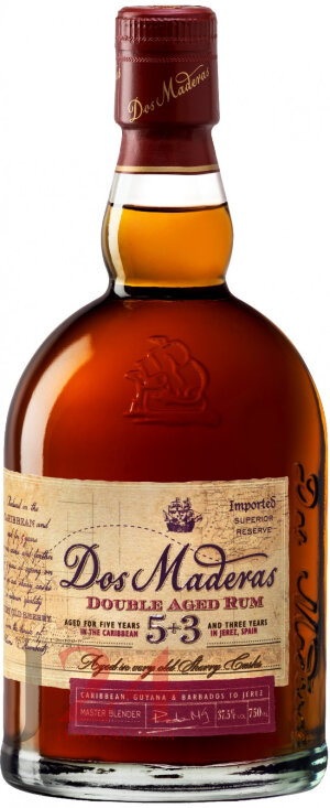 Ром Дос Мадерас 8 лет 0,7л, 37,5% Rum Dos Maderas 8 y.o. 70cl Испания