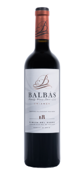 Вино красное Балбас Крианса 2014, Рибера дель Дуэро Д.О. Balbás Crianza D.O. Ribera del Duero D.O. Ribera del Duero, Сорт винограда: Каберне Совиньон, Темпранильо