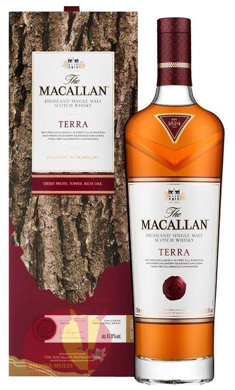 The ＭＡＣＡＬＬＡＮ TERRA Виски Макаллан Терра 0,7л, 44% Whisky Macallan Terra 70 cl Шотландия