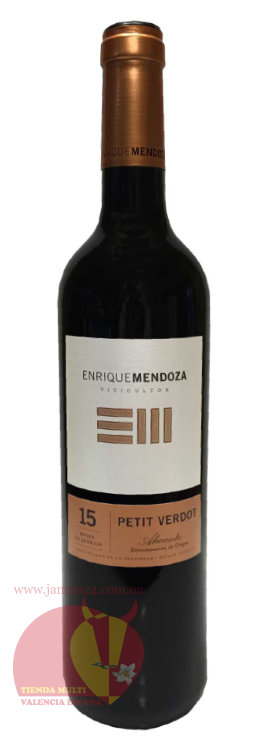 Вино красное Энрике Мендоса Пти Вердо 2016, Аликанте Д.О. Enrique Mendoza Petit Verdot D.O. Alicante