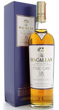  Виски Макаллан Файн Оак 18 лет, 0,7л, 43% Whisky Macallan Fine Oak 18 y.o. 70 cl Шотландия 