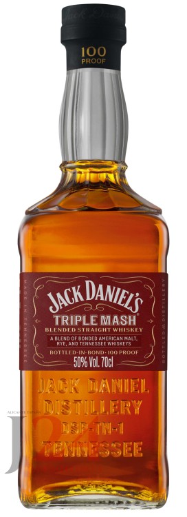 Виски Джек Дэниэлс Бондед Трипл Мэш, 0,7 л. 50% Whisky Jack Daniel's Triple Mash 100 proof 